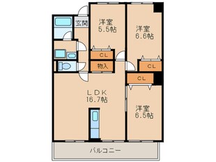 サンコーポ井尻の物件間取画像